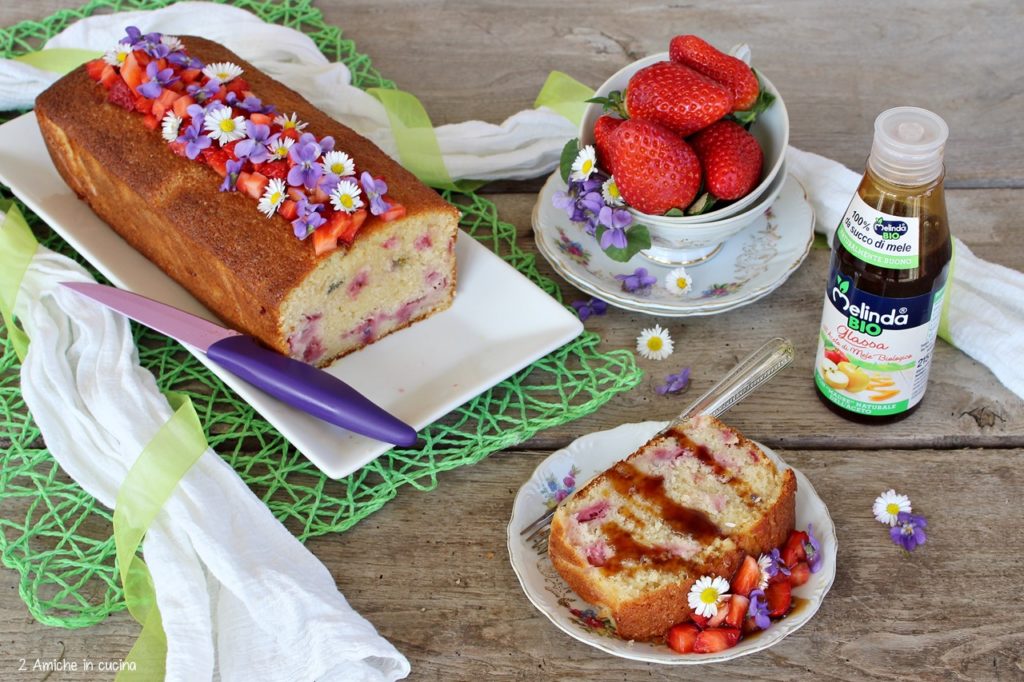 Dolce da colazione con frutta, fiori e aceto di mele Melinda