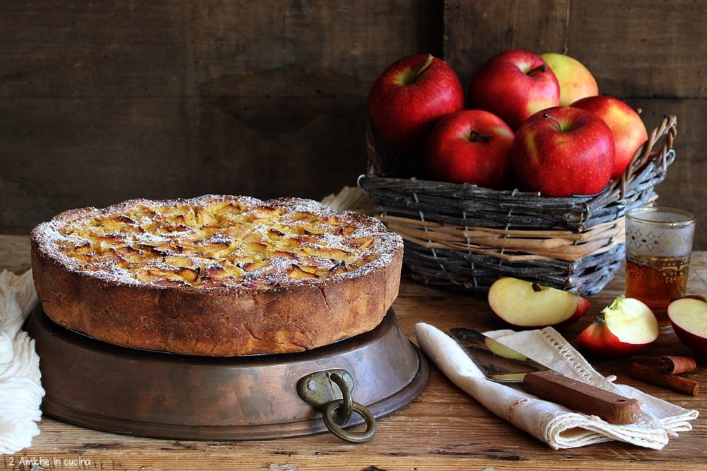 Tarte normande aux pommes, la torta di mele normanna al profumo di Calvados