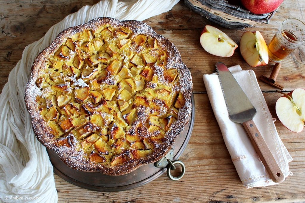 Torta normanna al Calvados