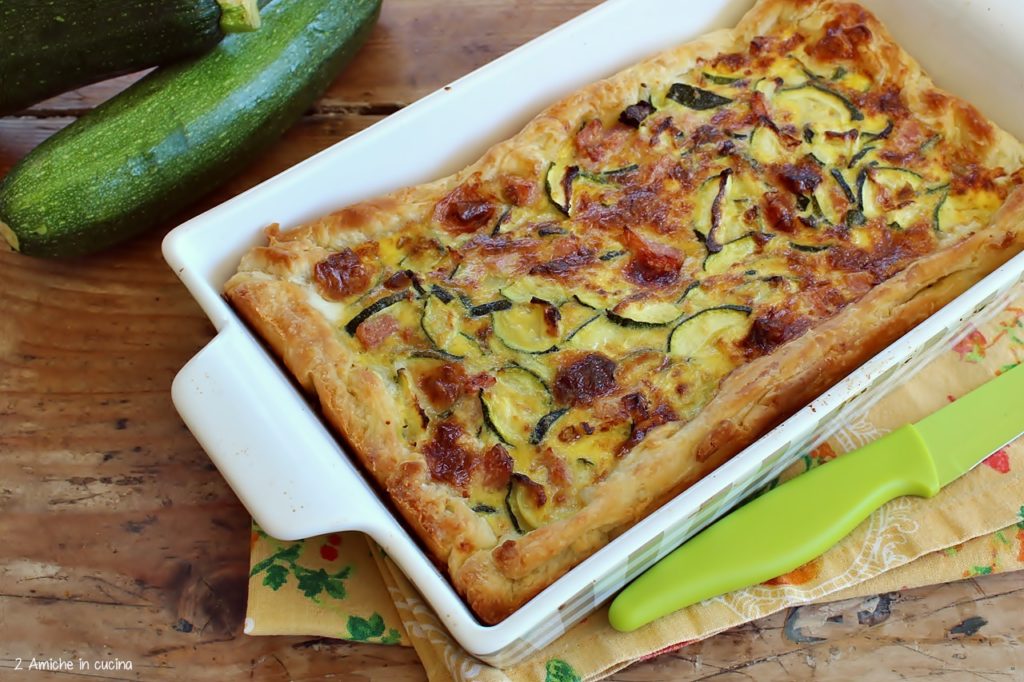 Torta salata con le zucchine