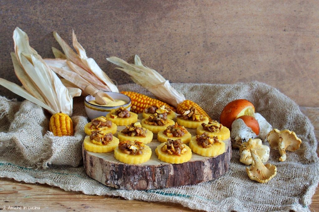 Finger food rustico con polenta