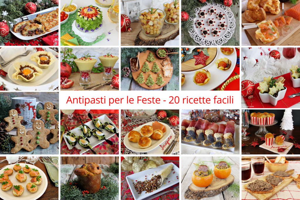 20 ricette facili per gli antipasti delle feste