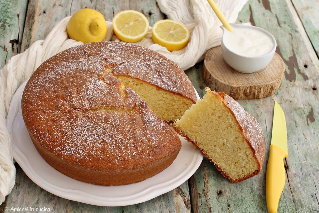 back to school - 30 colazioni per la scuola 
Torta soffice al limone e yogurt bianco