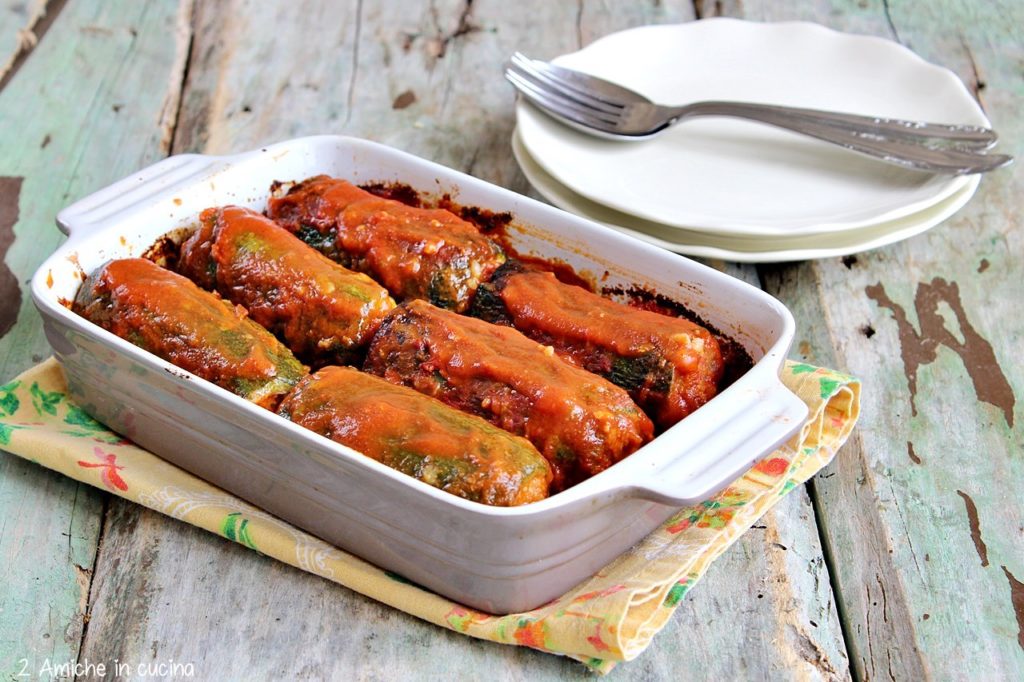 Teglia di zucchine ripiene, ricetta tipica di Atrani sulla Costiera Amalfitana