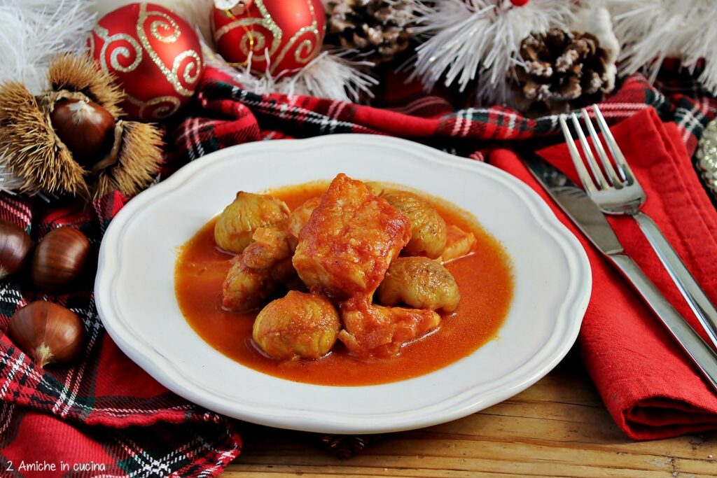 Baccalà alla maniera umbra con castagne