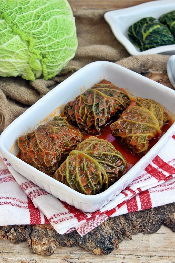 Involtini di carne e verza