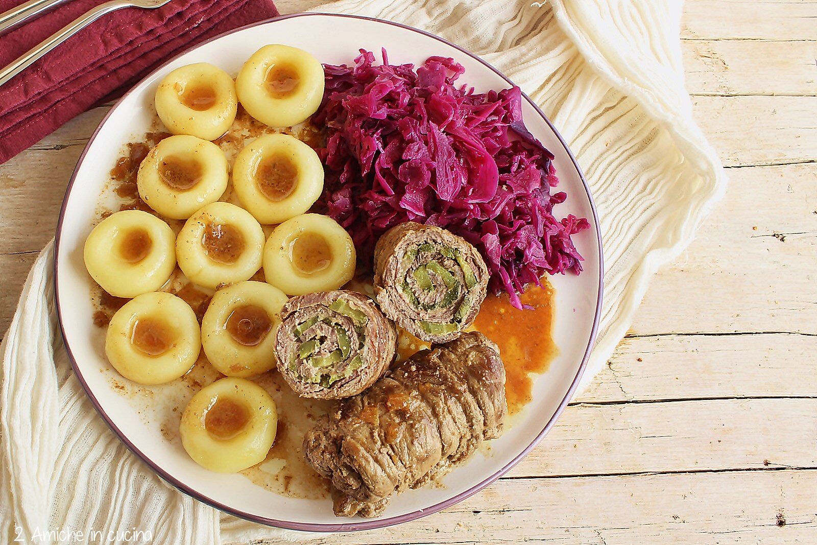 Ślonski łobiod il pranzo slesiano delle feste