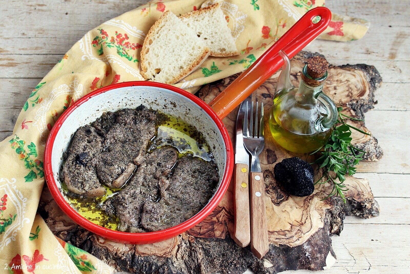 Carne di cinghiale al tartufo