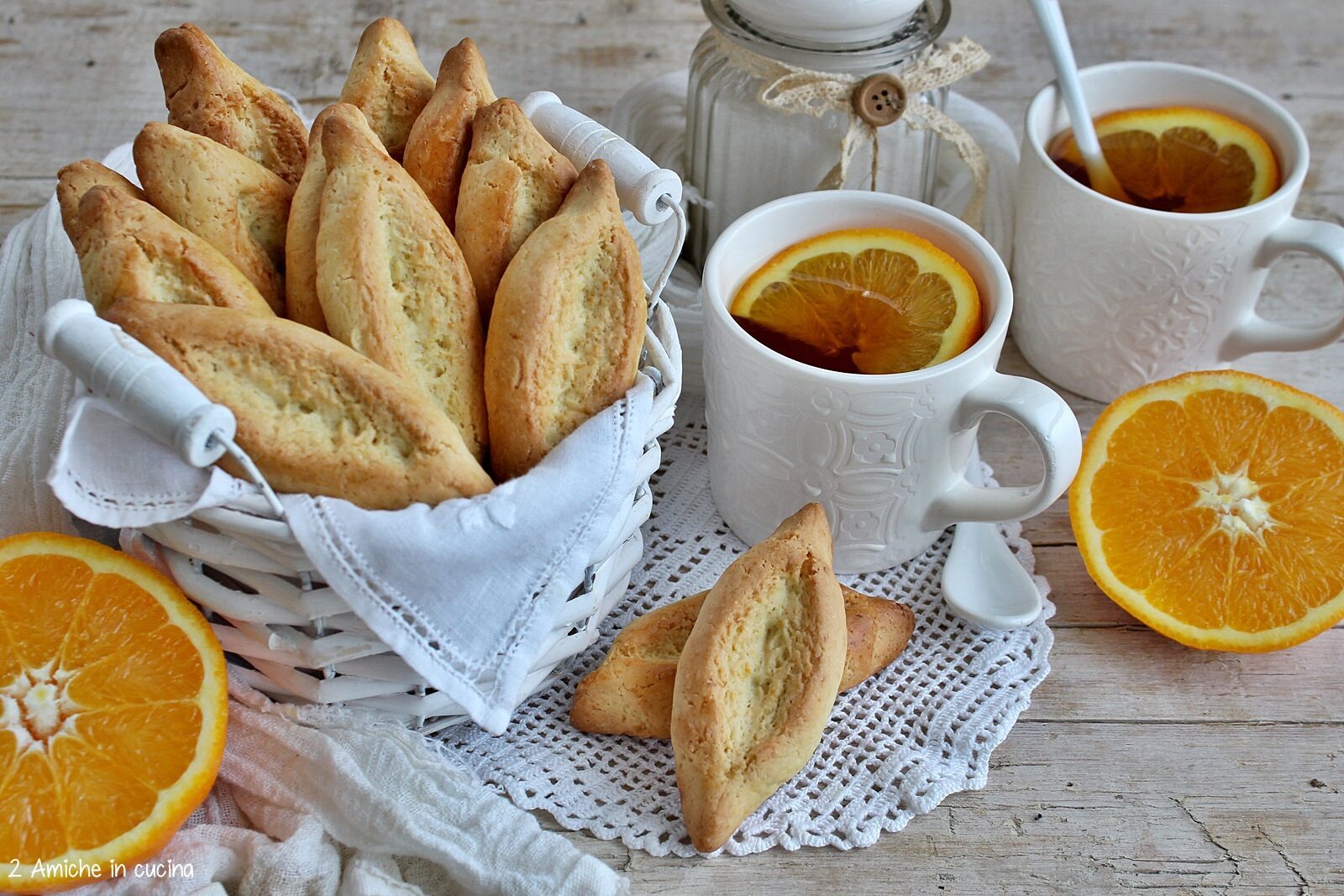 Biscotti della provenza ai fiori d'arancio