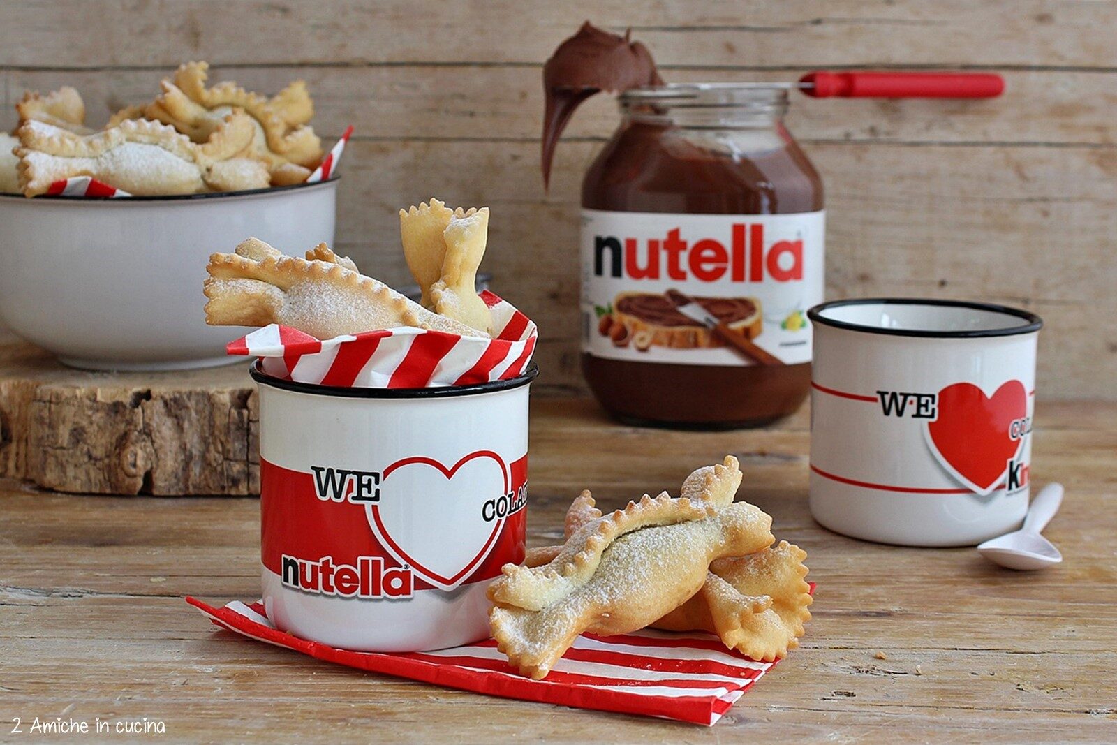 Caramelle fritte farcite di Nutella