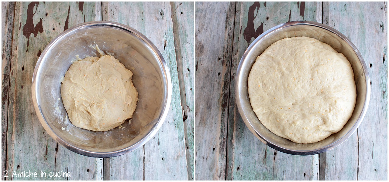 Lievitazione dell'impasto della babka