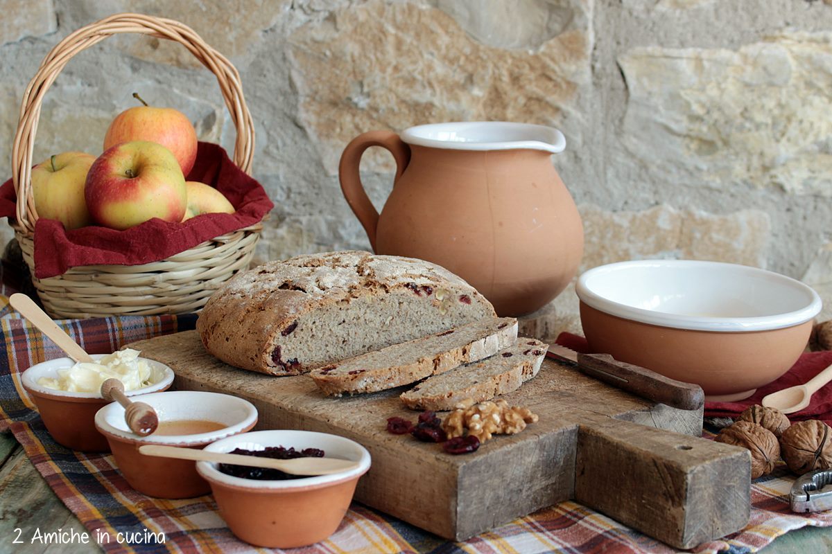 colazione con latte e confetture