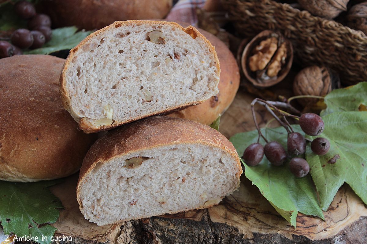 Pane rustico con frutti dimenticati