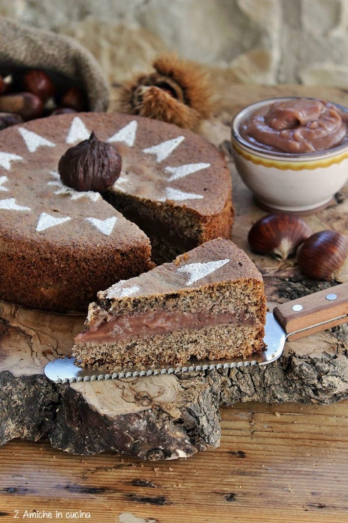 Torta senza glutine farita alle castagne