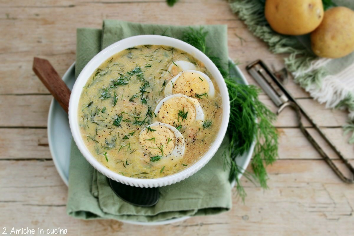 zuppa diorigine olacca con patate e uova