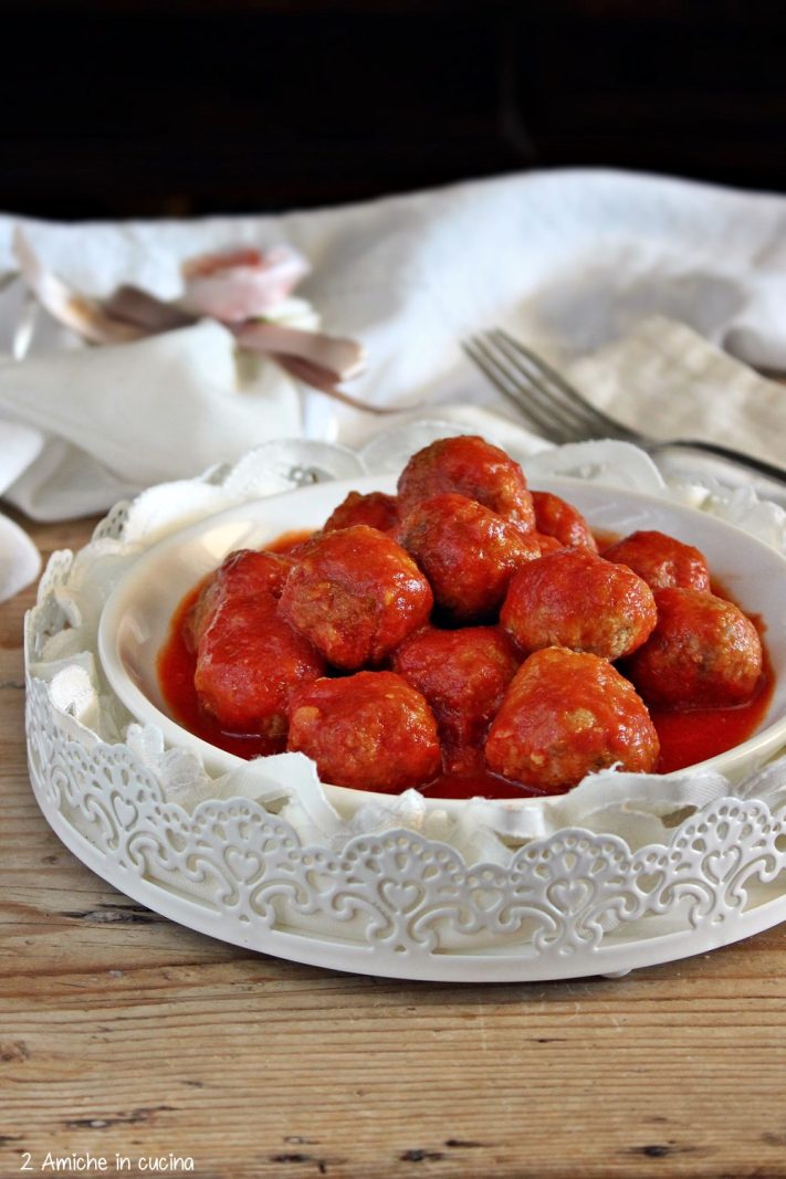 Polpette al pomodoro tipiche dei menù dei matrimoni umbri del passato