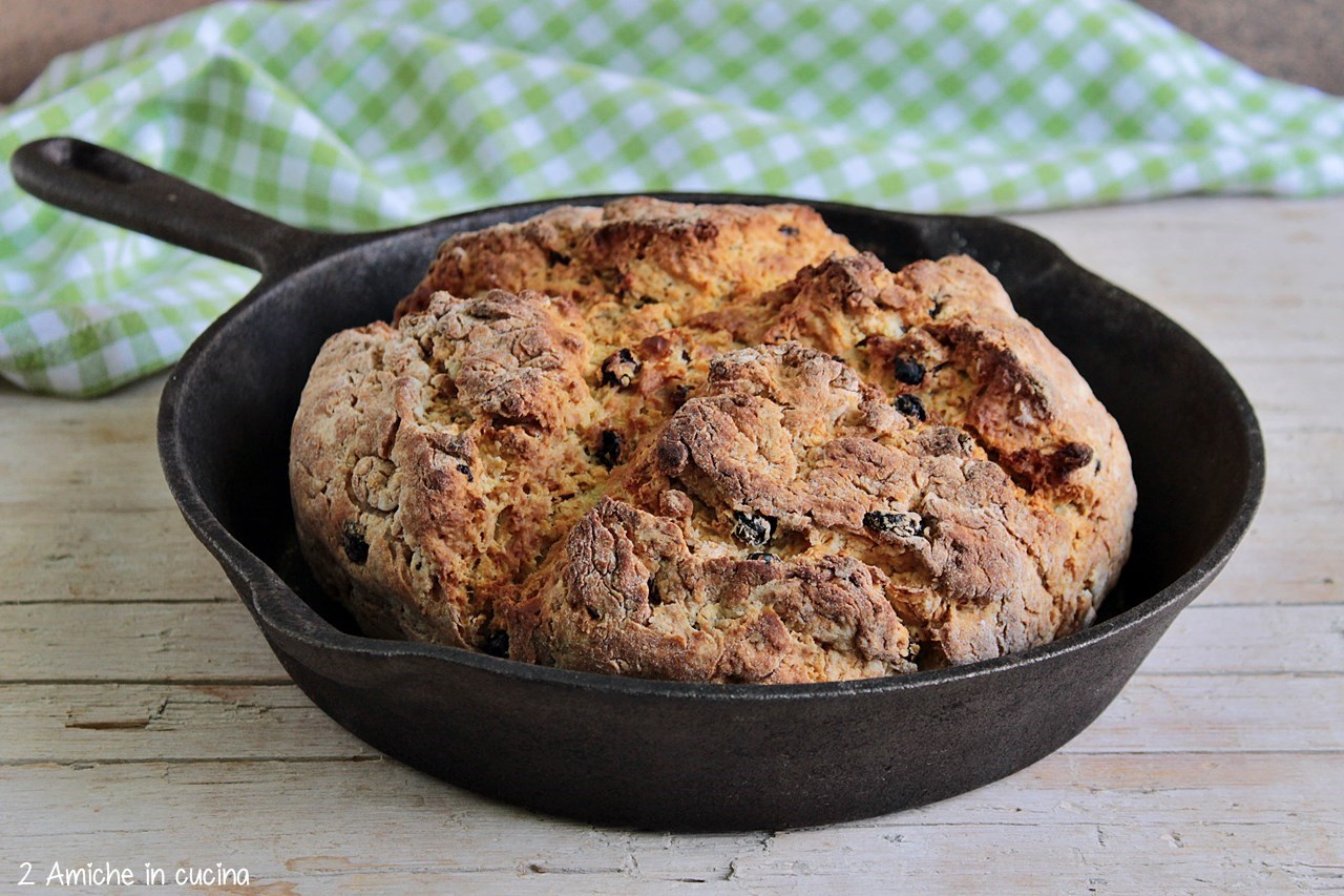 Irish soda bread, il pane irlandese senza lievito cotto in padella