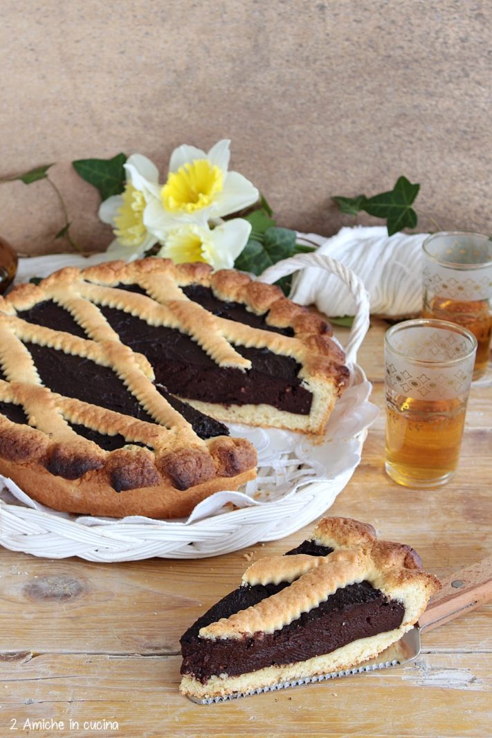 Crostata al cioccolato per festeggiare Santa Zita