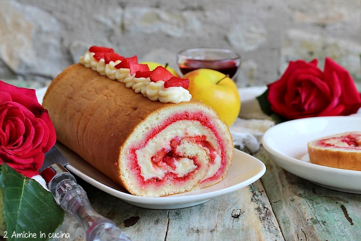 salame del re alle mele con crema pasticcera
