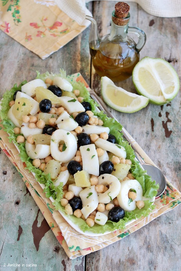 insalata di totani e patate piatto unico 