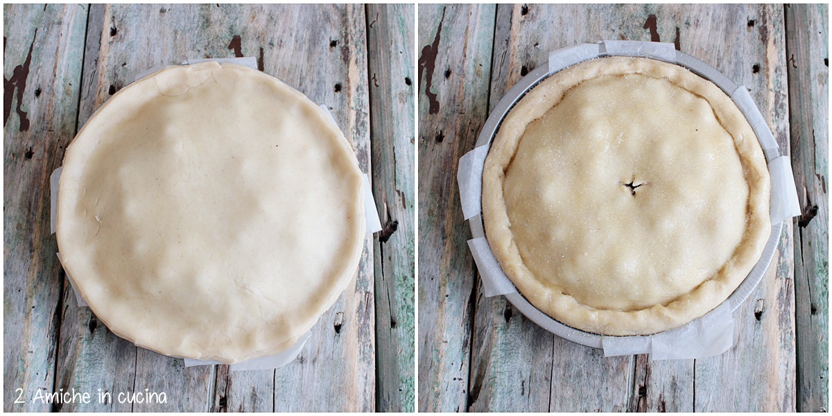 foto passo passo per preparare la torta irlandese per San Michele