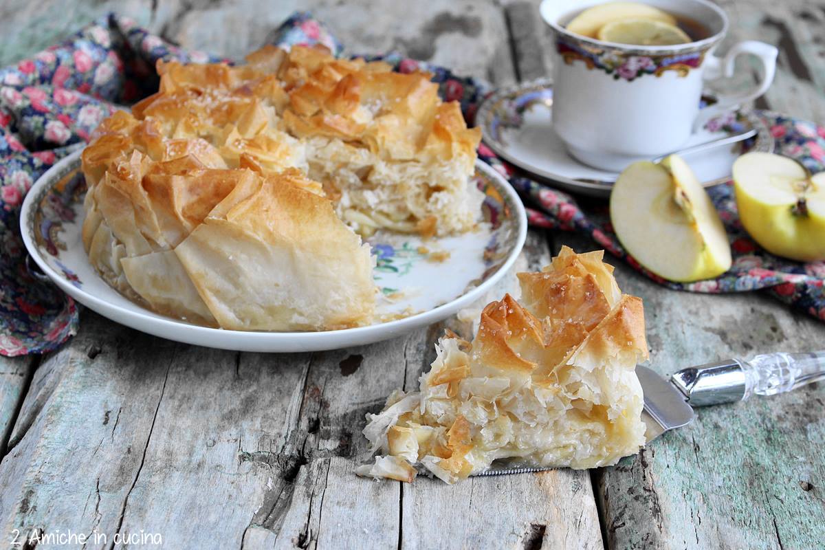 Fetta di tourtière landaise aux pommes