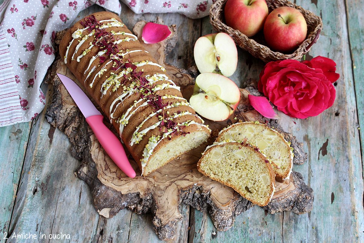 tagliere con amor polenta, mele e rose