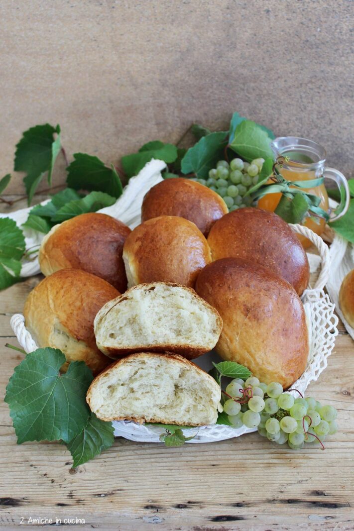 brioche autunnali tipiche del periodo della vendemmia