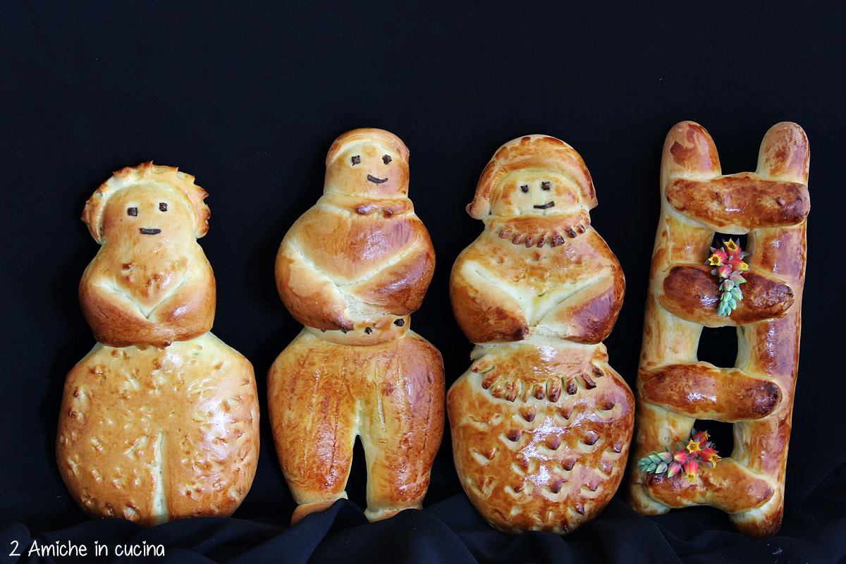 bamboline di pan dolce boliviane per il giorno dei morti