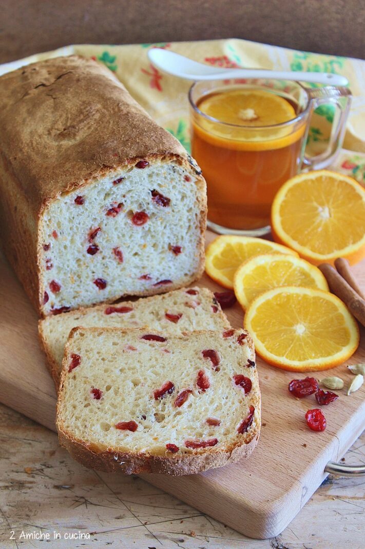 pane all'arancia e mirtilli