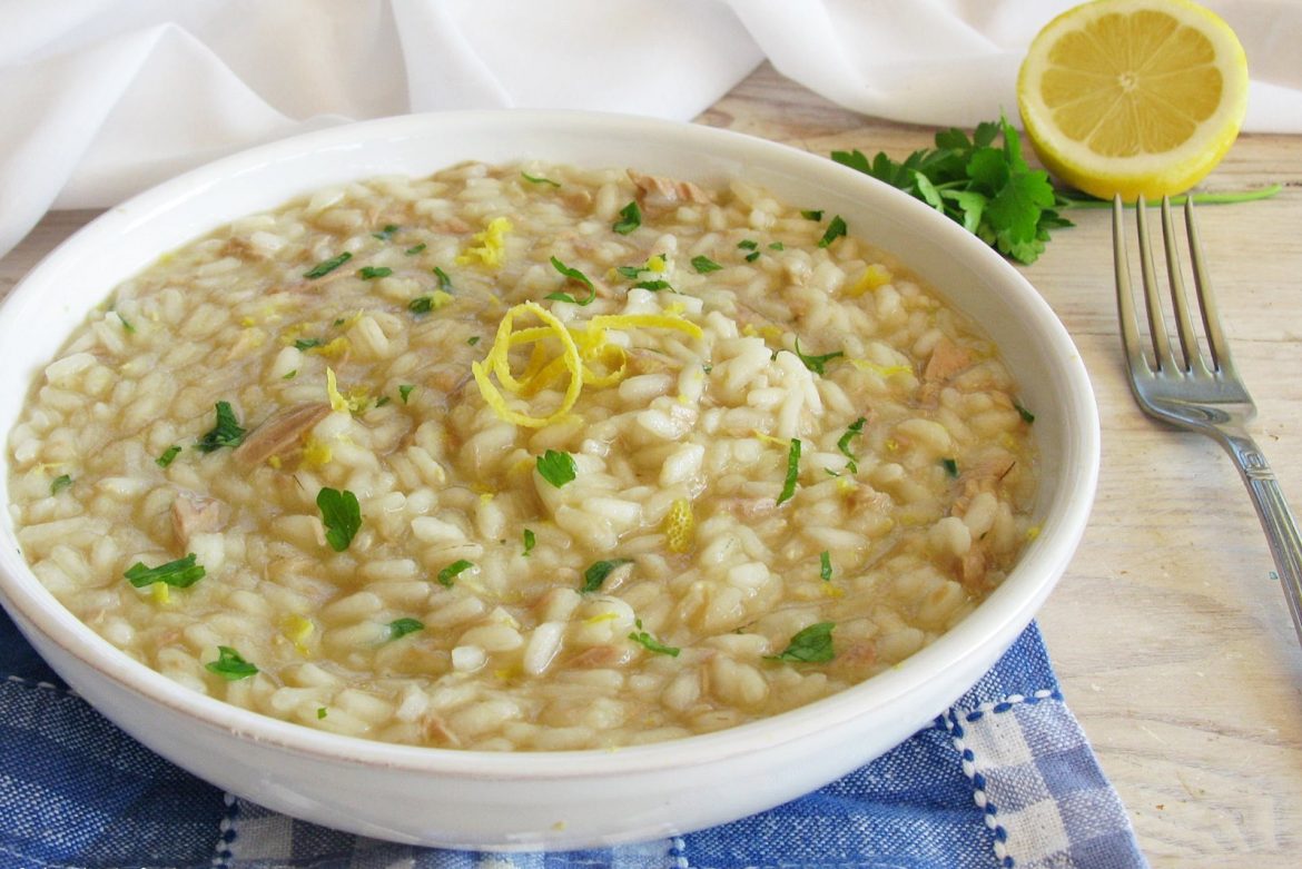 Primi piatti light con tonno e limone