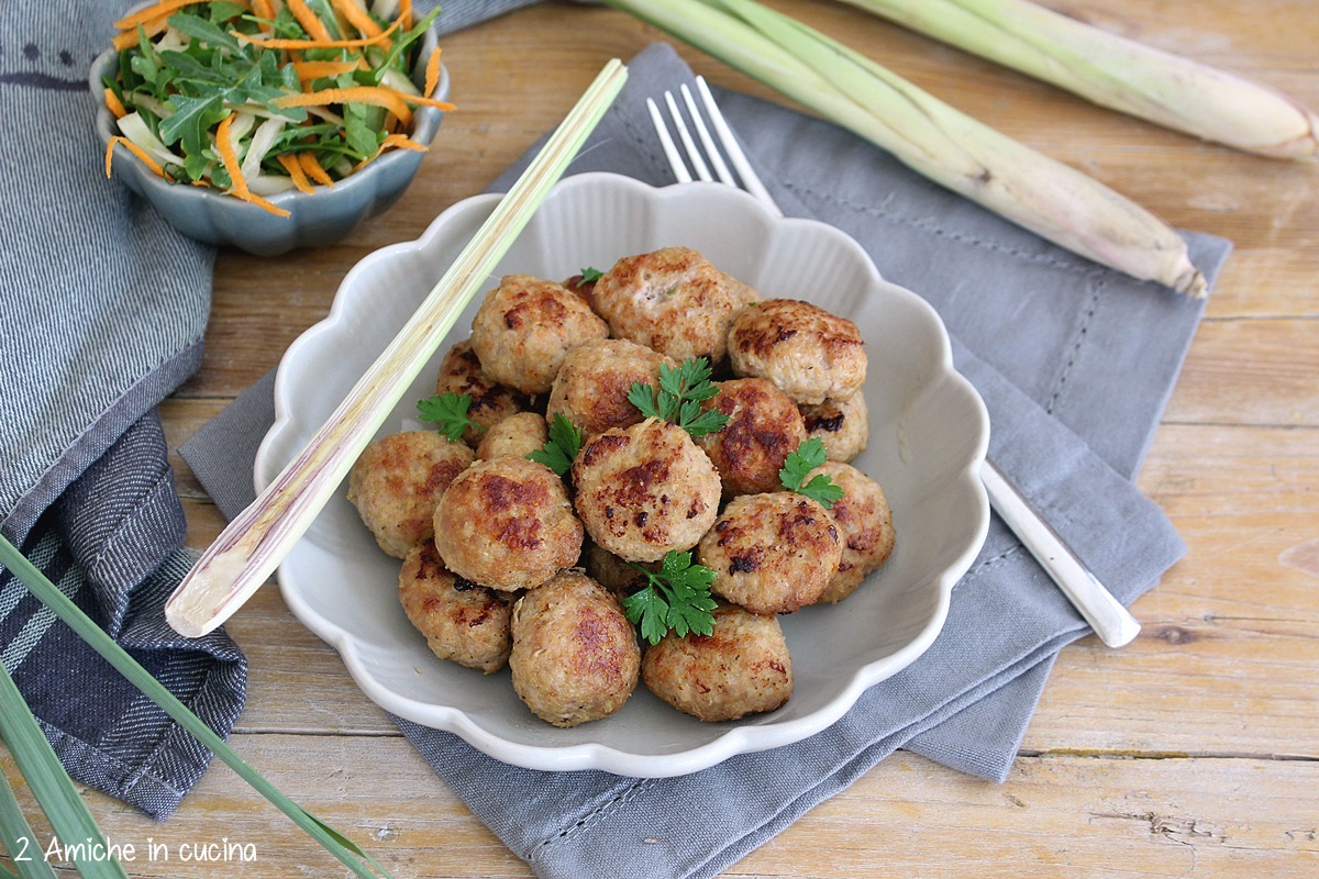 polpette speziate con lemongrass
