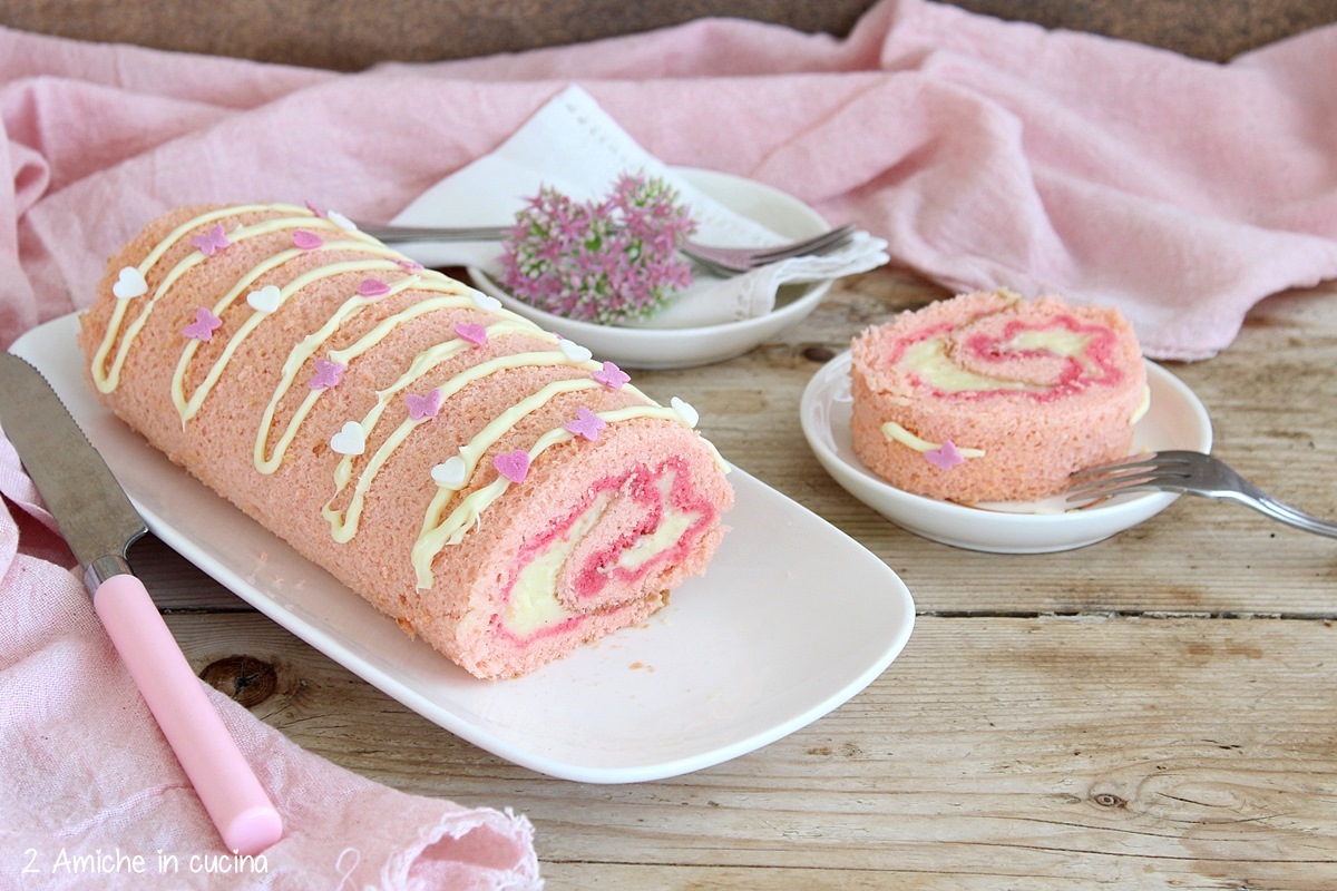 salame del re con alchermes e crema pasticcera