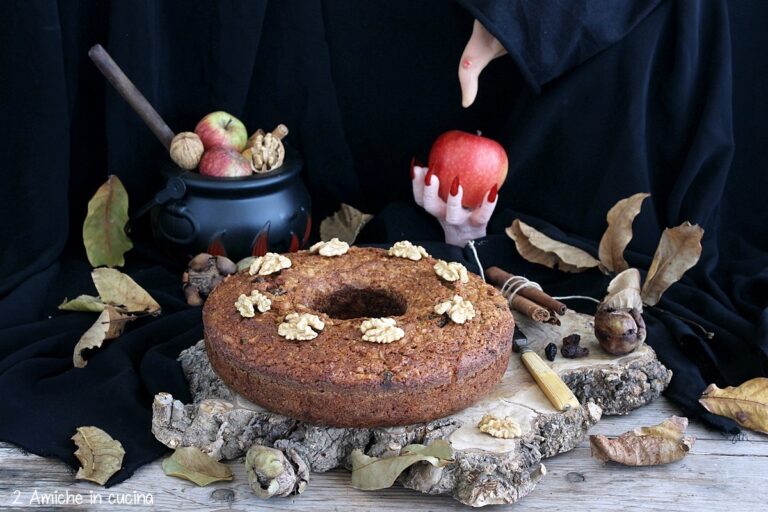 ciambellone alle mele e noci, la torta della strega brasiliana
